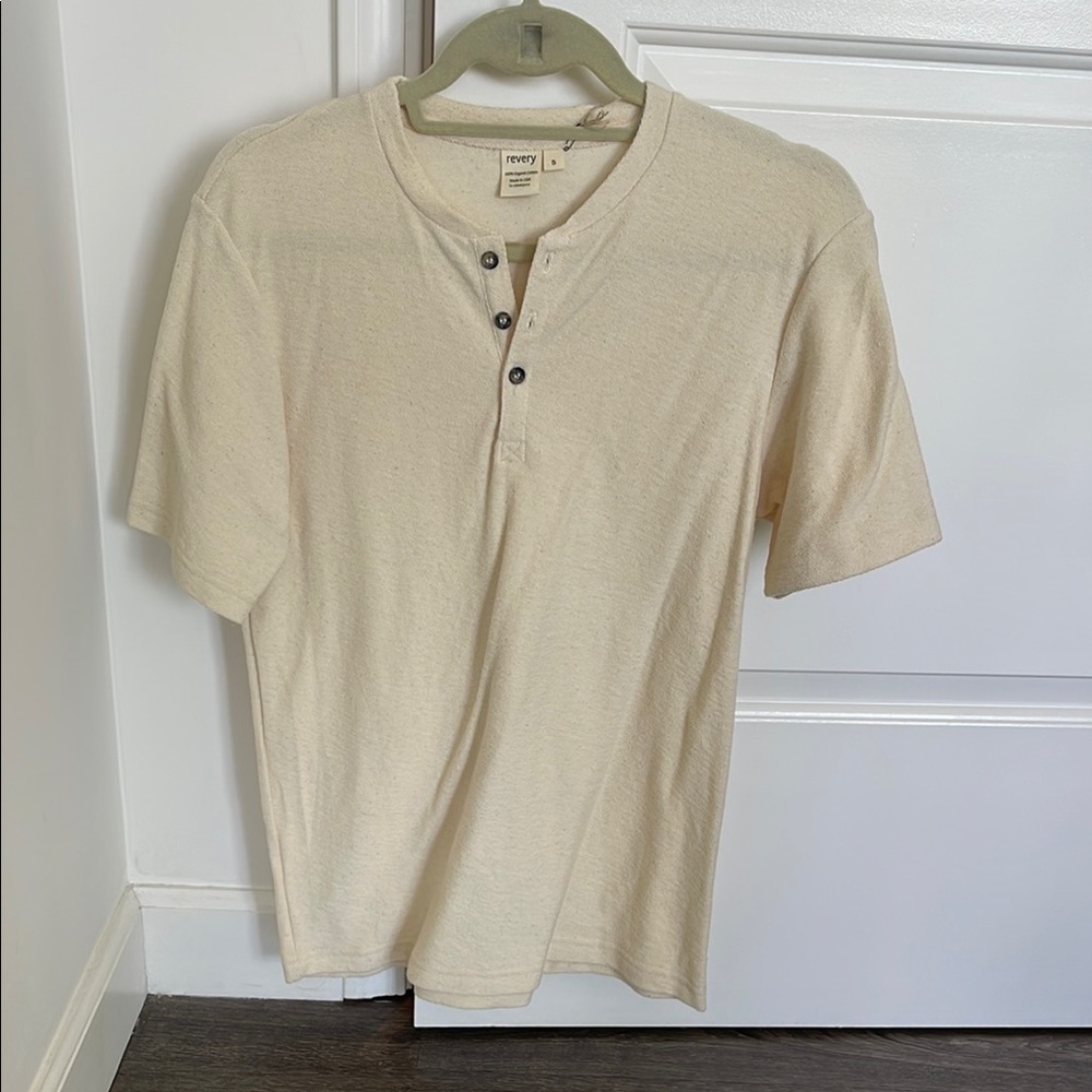 Cream Short Sleeve Tee